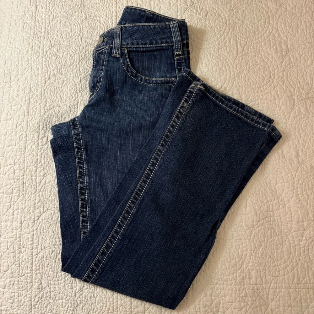 Ariat Dark Blue Straight Leg Jeans - Picture 12 of 13